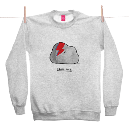 ohh deer glam rock sweatshirt